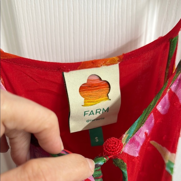 FARM Rio Red Floral Maxi Dress - Picture 2 of 7